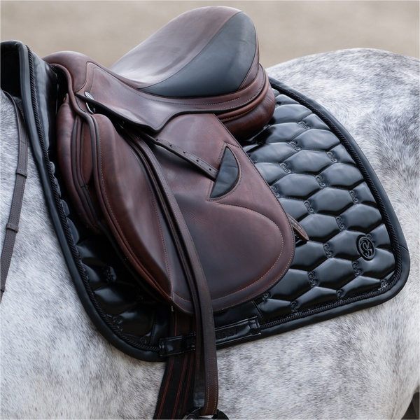PS Of Sweden Éblouissant Métallisé Saut Tapis De Selle 1110-111-998-002 - Lacquered Black